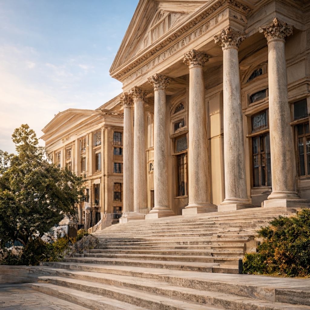 University pillars